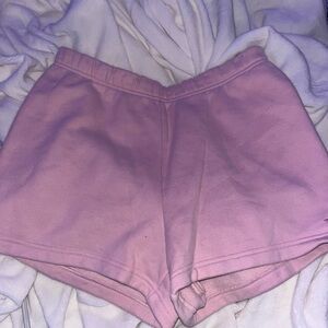 TNA Light Pink Athletic Shorts